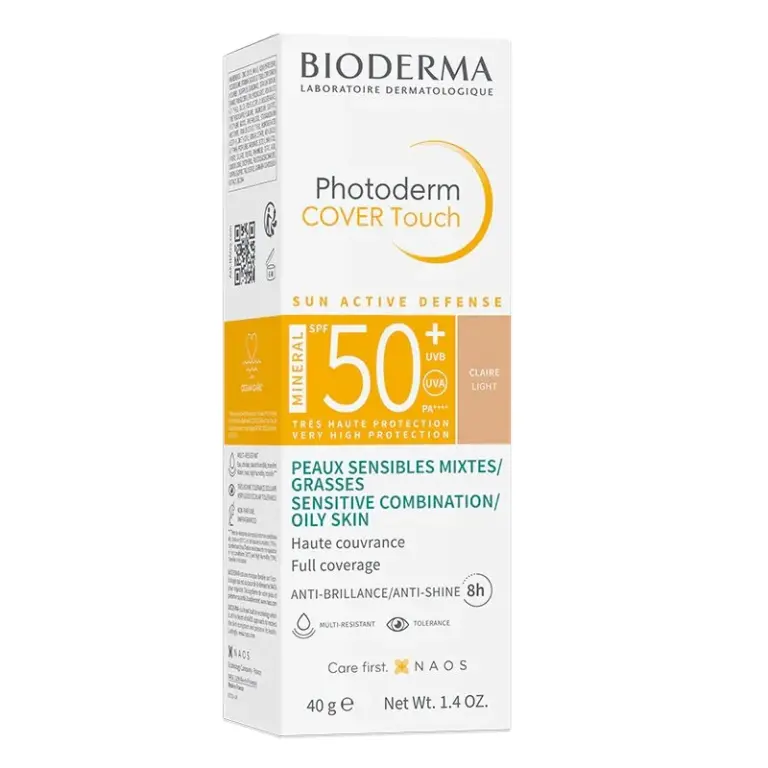 BIODERMA PHOTODERM COVER TOUCH TEINTE CLAIRE SPF50+ 40GR