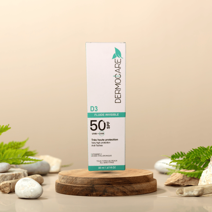 DERMOCARE ECRAN FLUIDE INVISIBLE SPF 50 50ML