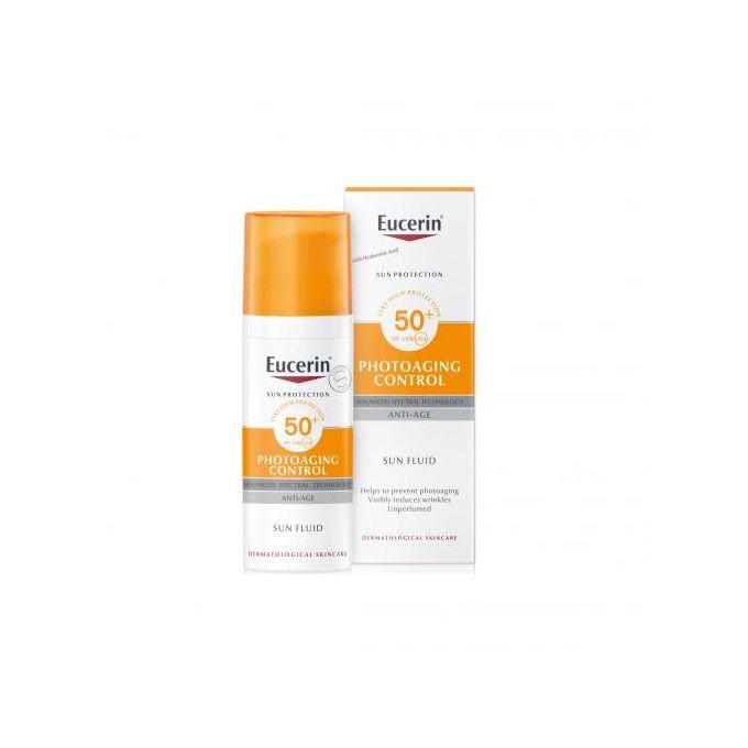 Eucerin Protection solaire anti âge PHOTOAGING CONTROL sun fluid spf 50 - 50 ml