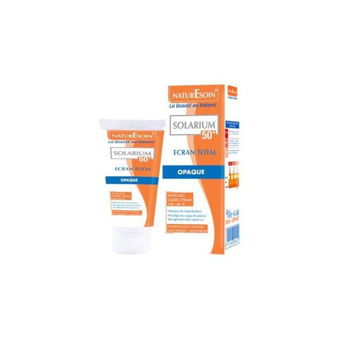 Nature Soin Solarium Ecran total Opaque Spf50+ 50ml