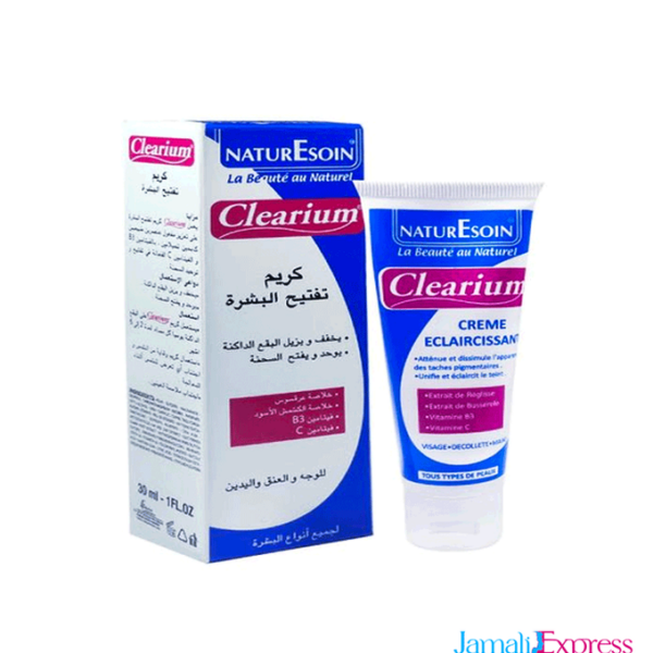 Nature soin Clearium Creme Eclaircissante 30Ml