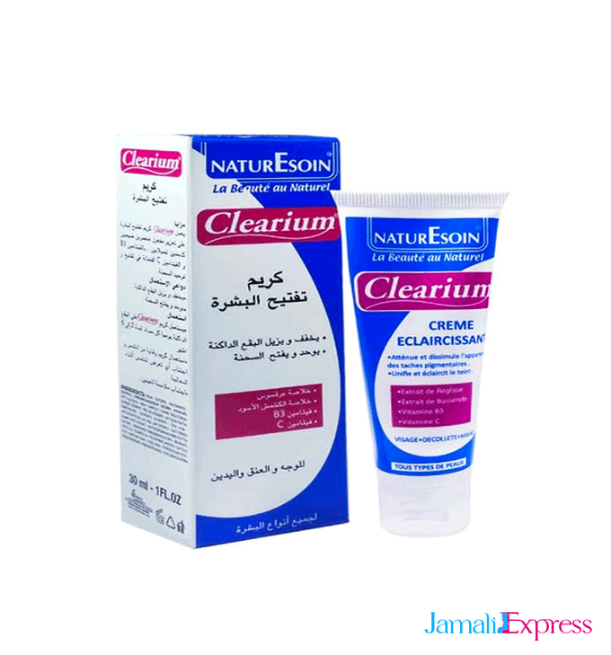 Nature soin Clearium Creme Eclaircissante 30Ml