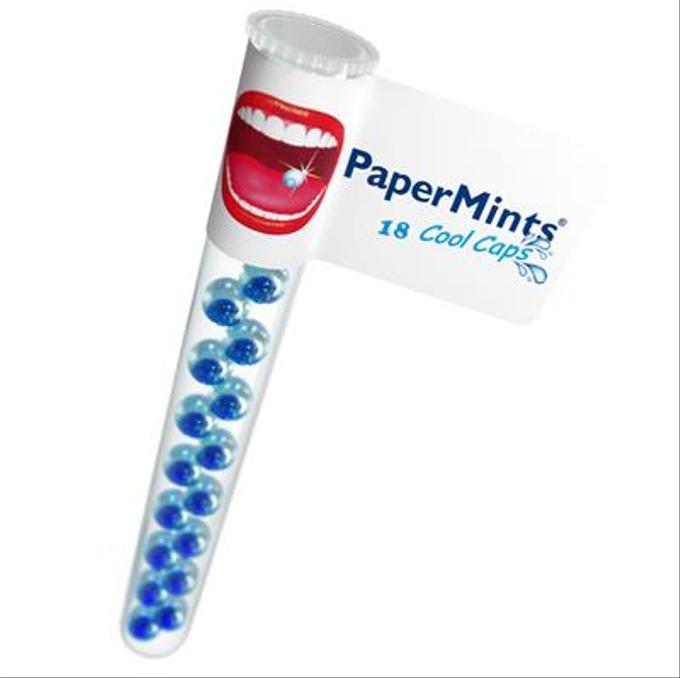PAPERMINTS COOLCAPS TUBES 18 CAPSULES - 32