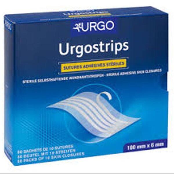 Urgostrips Sutures Cutanée Adhésives 75 x 6 mm Boite de 50